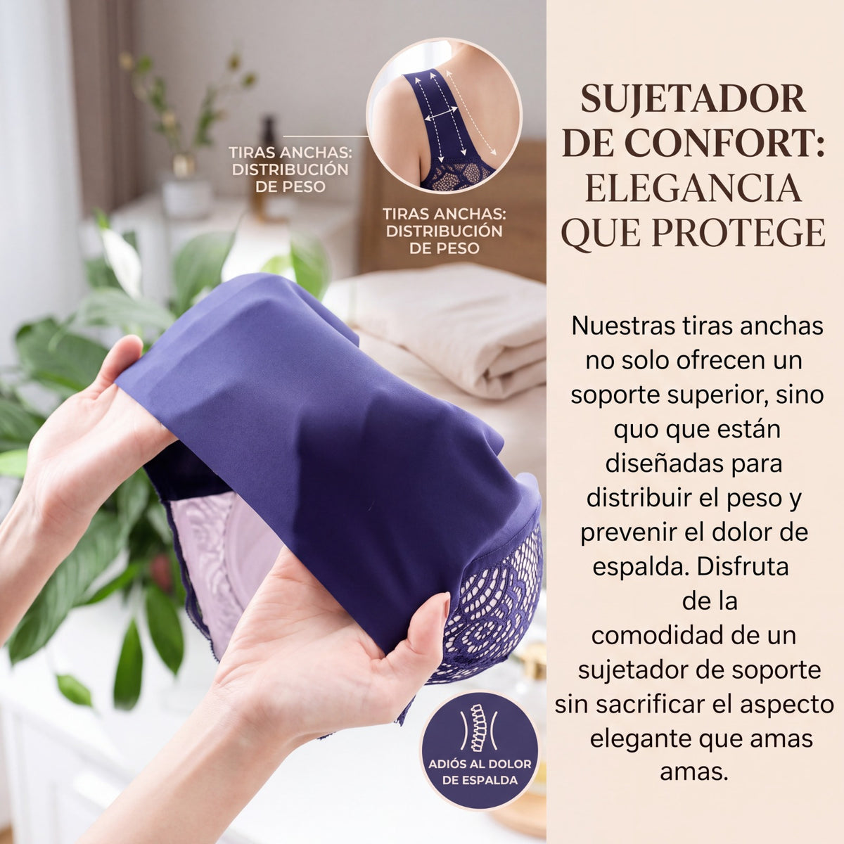 VIBENMAX - Sujetador Comfort